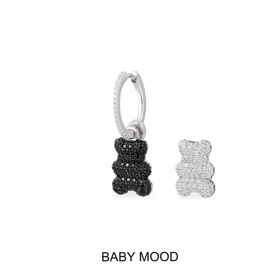 Boucle D'Oreille Individuelle Yummy Bear (Clip) Baby Mood - Argent^APM Monaco Shop