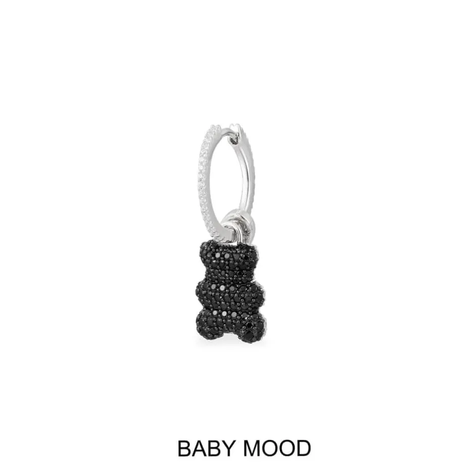Boucle D'Oreille Individuelle Yummy Bear (Clip) Baby Mood - Argent^APM Monaco Shop