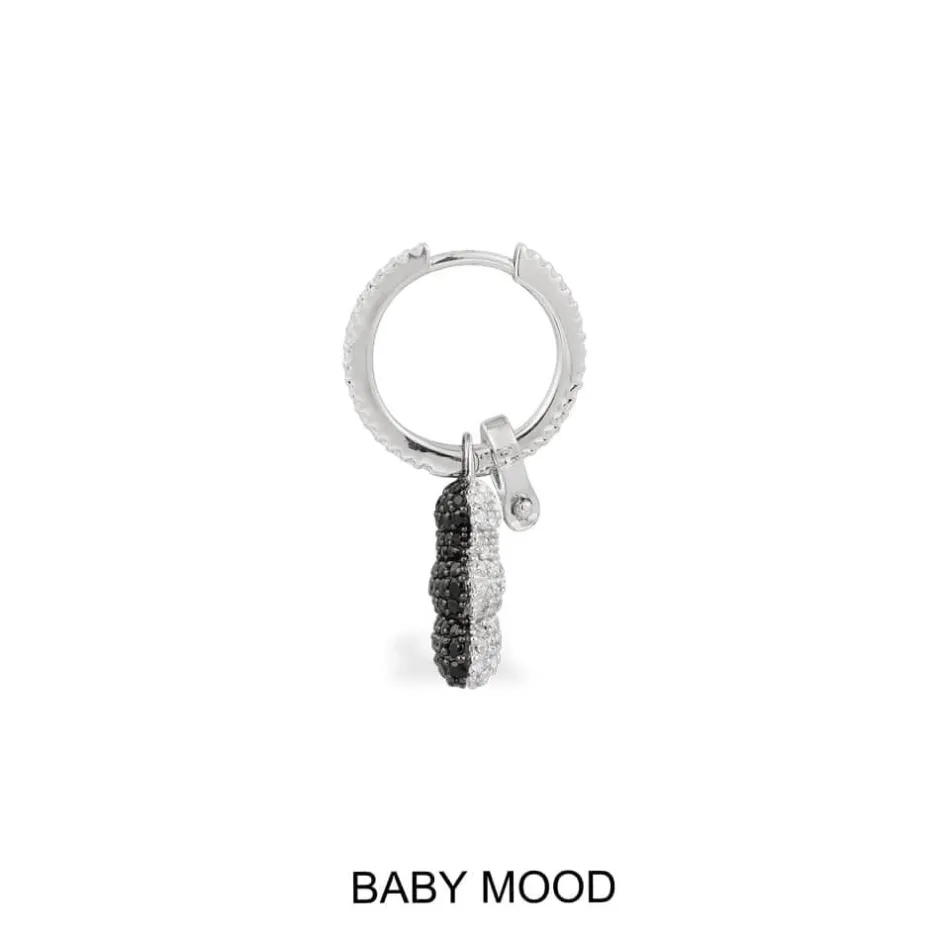 Boucle D'Oreille Individuelle Yummy Bear (Clip) Baby Mood - Argent^APM Monaco Shop